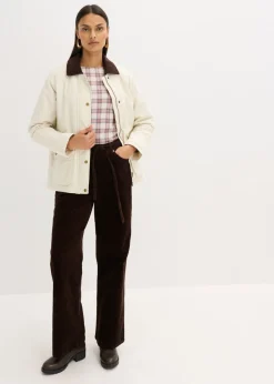 Chaqueta acolchada de sarga