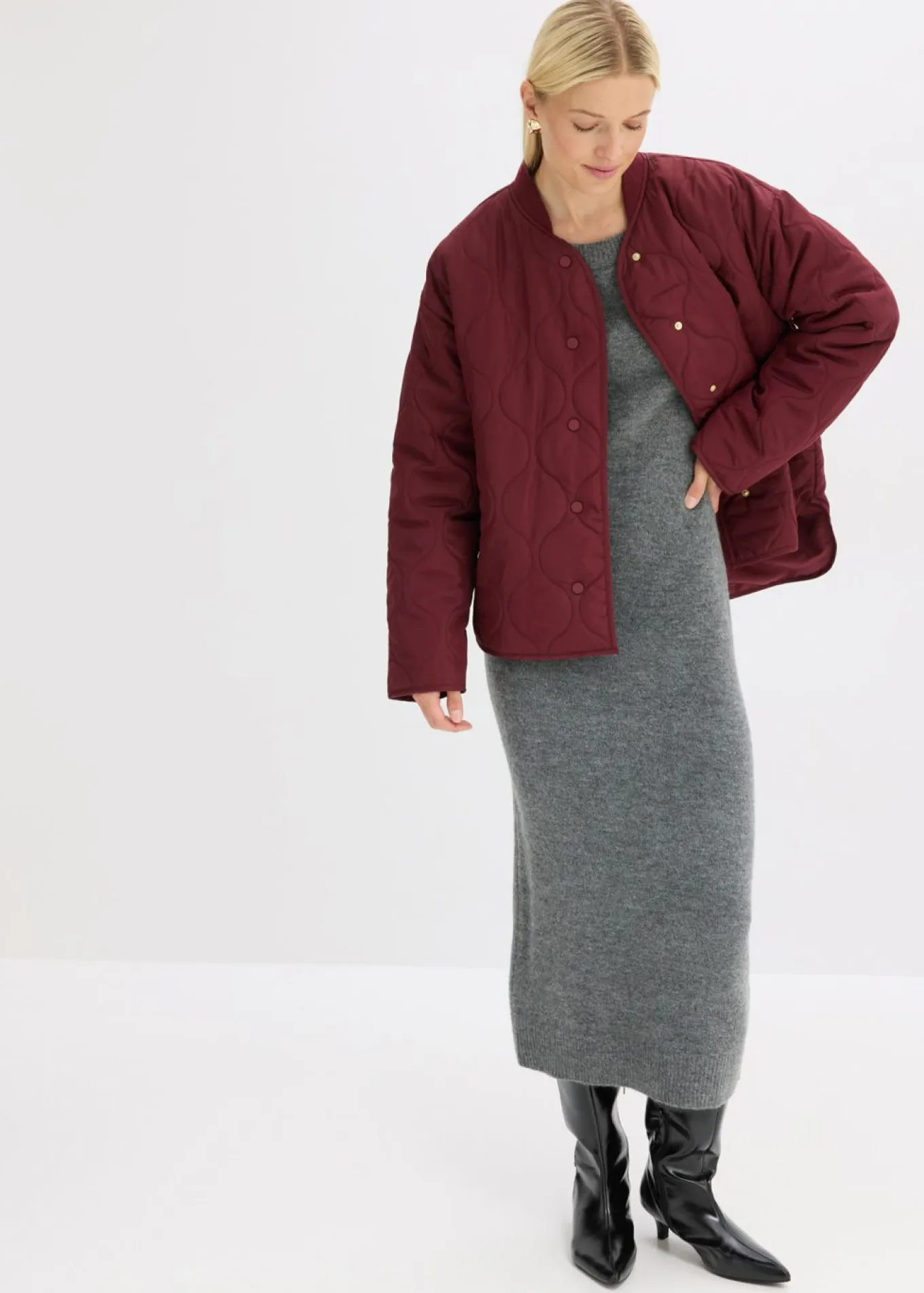 Chaqueta acolchada ultraligera con corte holgado
