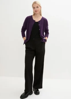 Chaqueta ajustada de punto fino