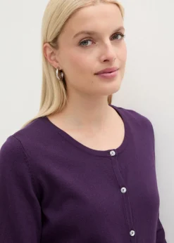 Chaqueta ajustada de punto fino