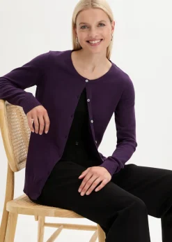 Chaqueta ajustada de punto fino