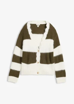 Chaqueta ancha de punto grueso