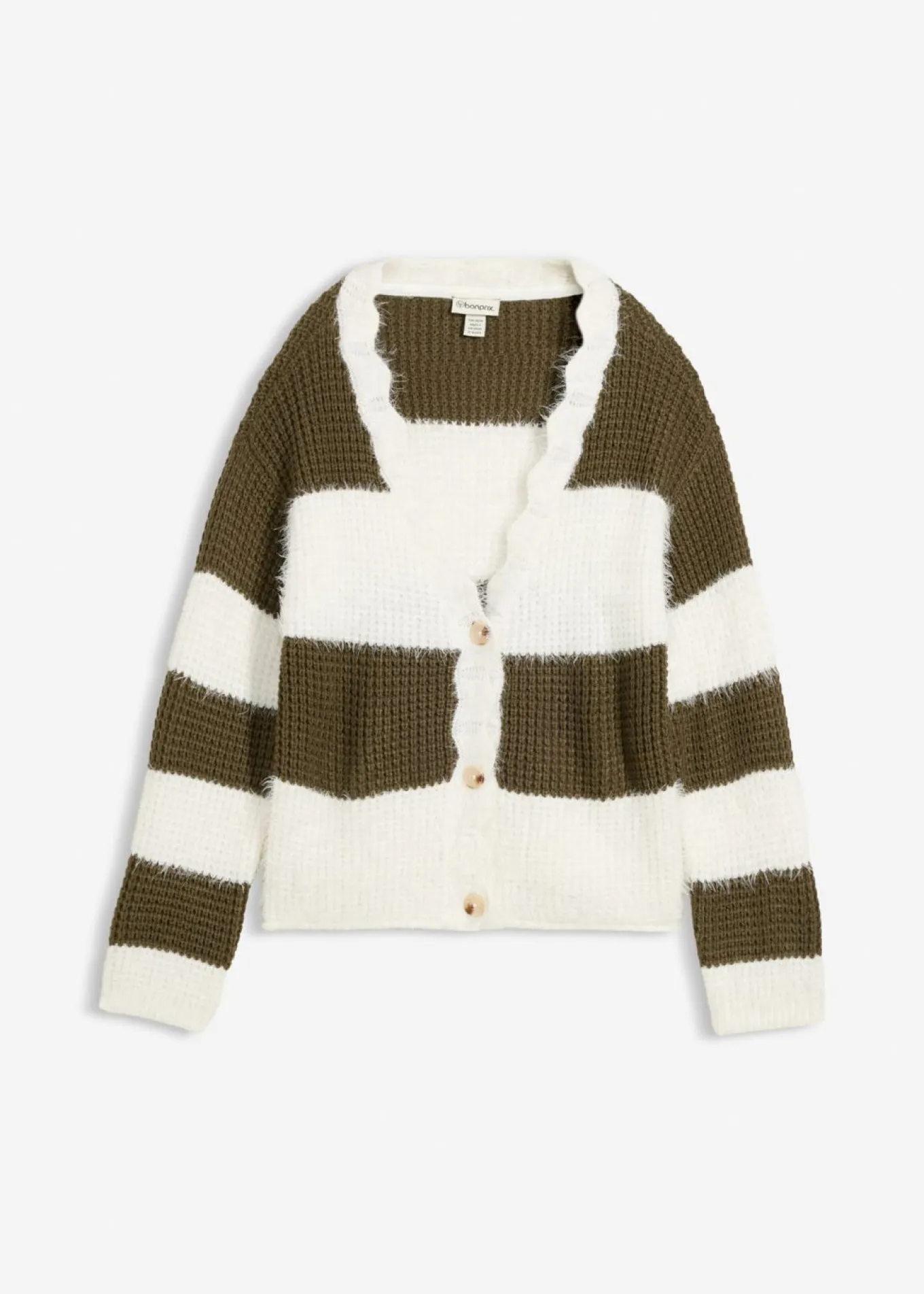 Chaqueta ancha de punto grueso