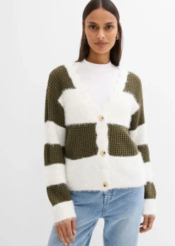 Chaqueta ancha de punto grueso