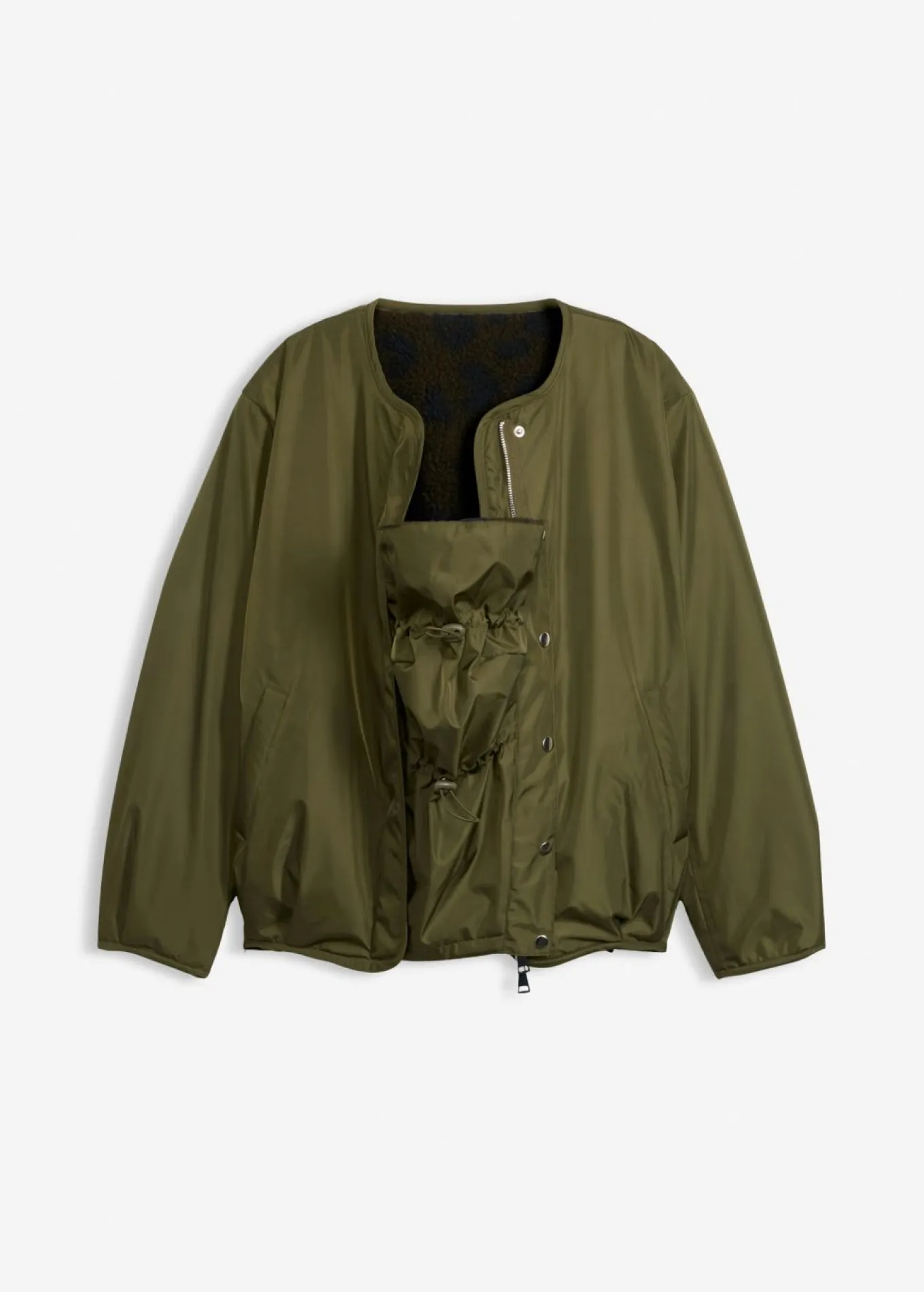 Chaqueta bomber reversible 4 en 1 con inserto de porteo