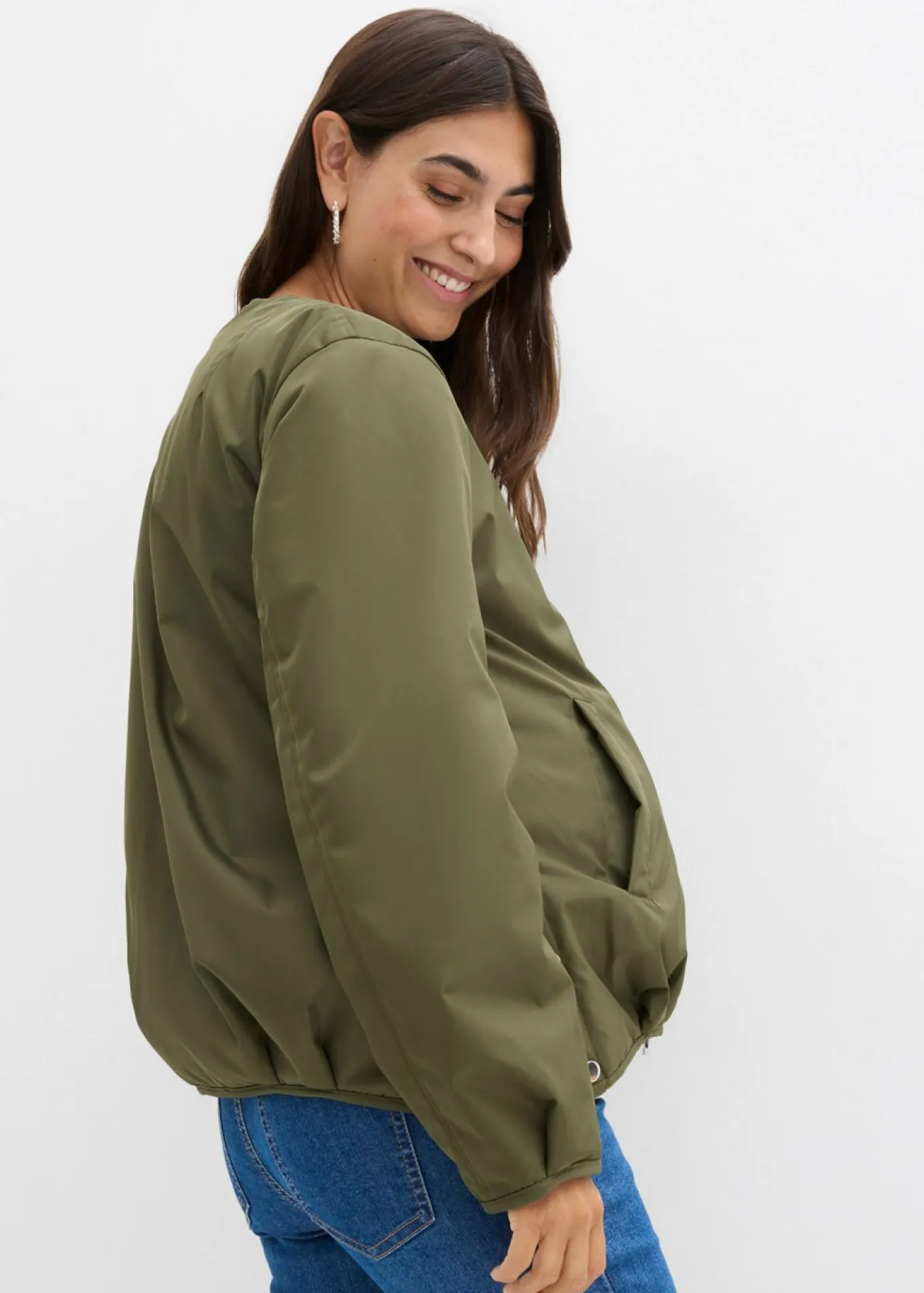 Chaqueta bomber reversible 4 en 1 con inserto de porteo