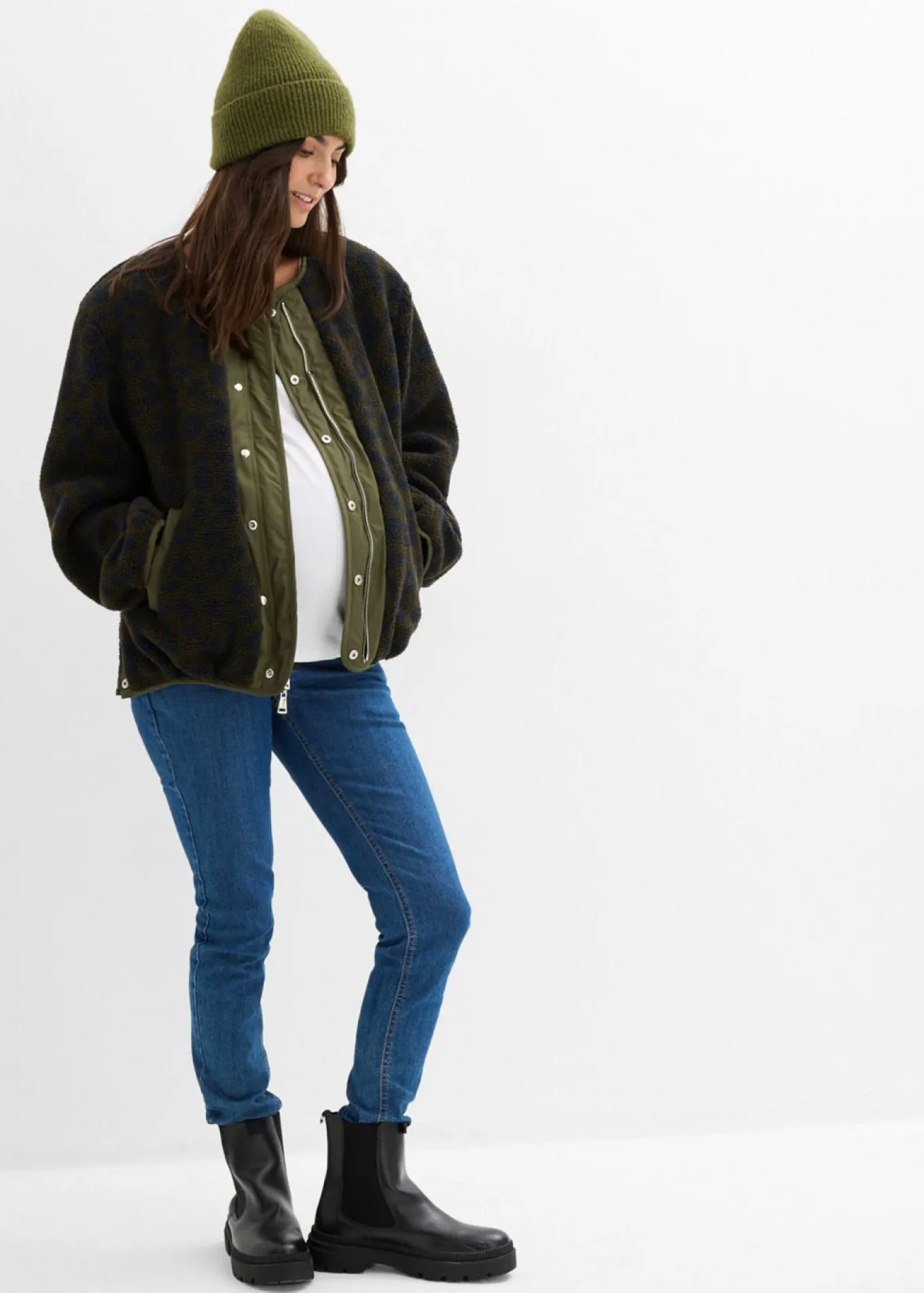Chaqueta bomber reversible 4 en 1 con inserto de porteo