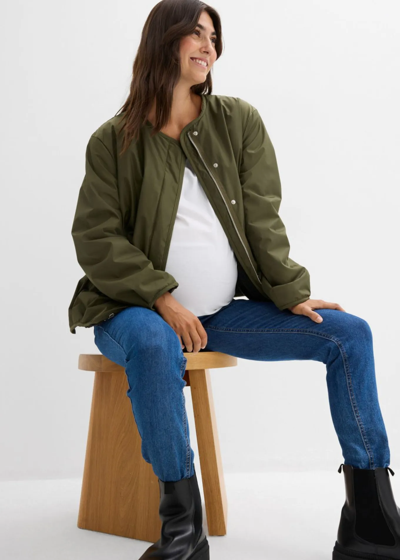 Chaqueta bomber reversible 4 en 1 con inserto de porteo