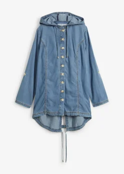 Chaqueta camisera con lino refrescante
