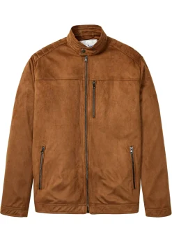 Chaqueta con aspecto de ante