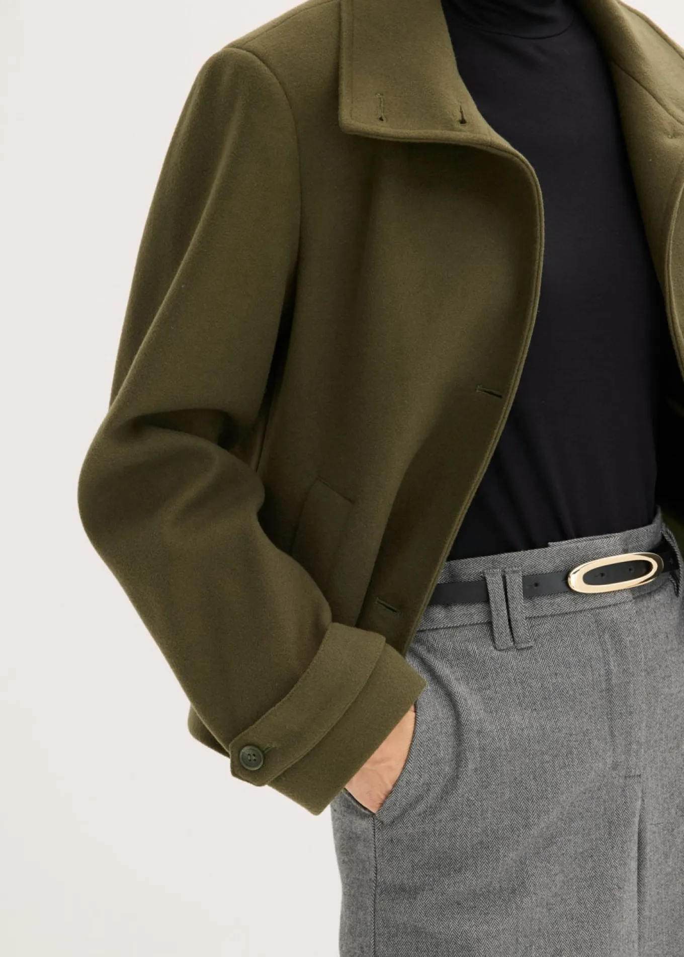 Chaqueta con aspecto de lana