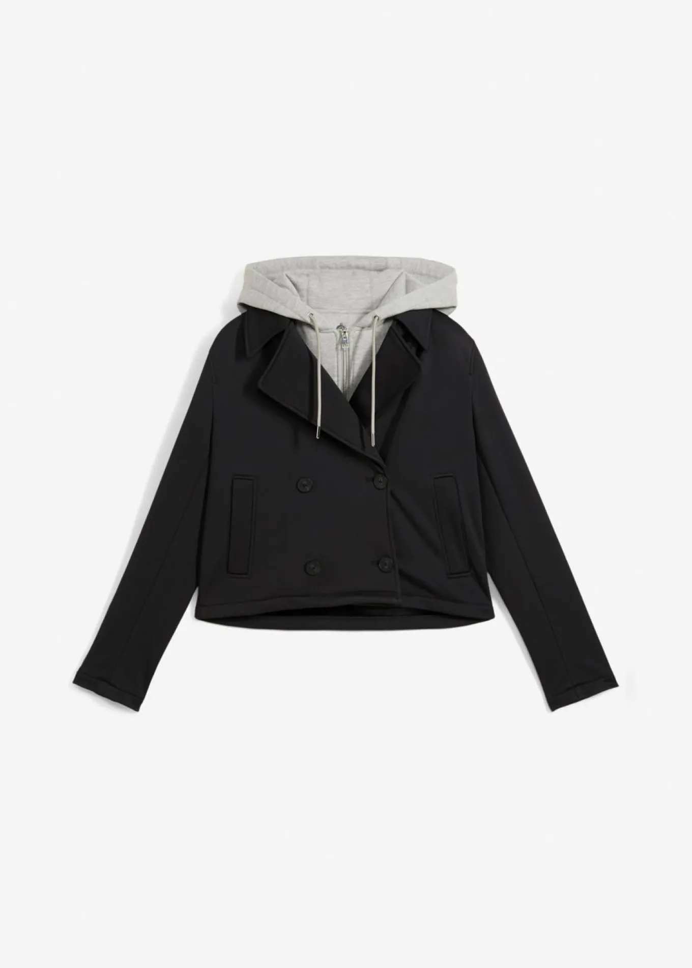 Chaqueta con capucha desmontable