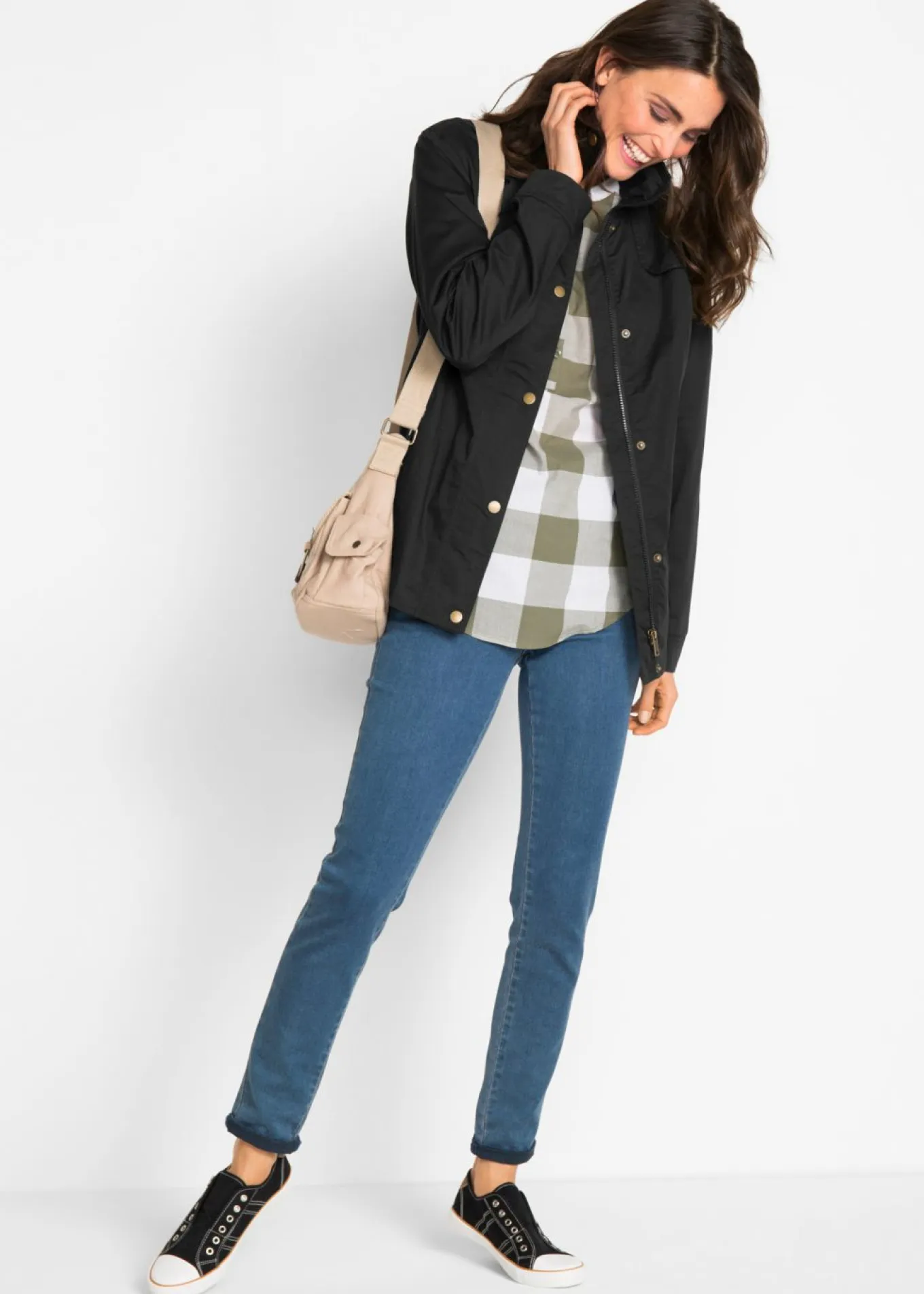 Chaqueta con cuello alto