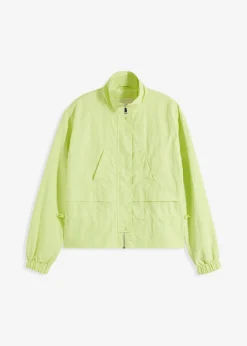Chaqueta corta con cordón ajustable en la cintura