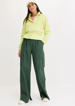 Chaqueta corta con cordón ajustable en la cintura