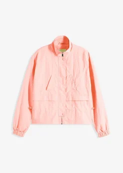 Chaqueta corta con cordón ajustable en la cintura