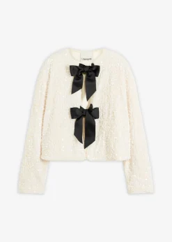 Chaqueta corta de lentejuelas