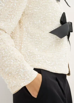 Chaqueta corta de lentejuelas