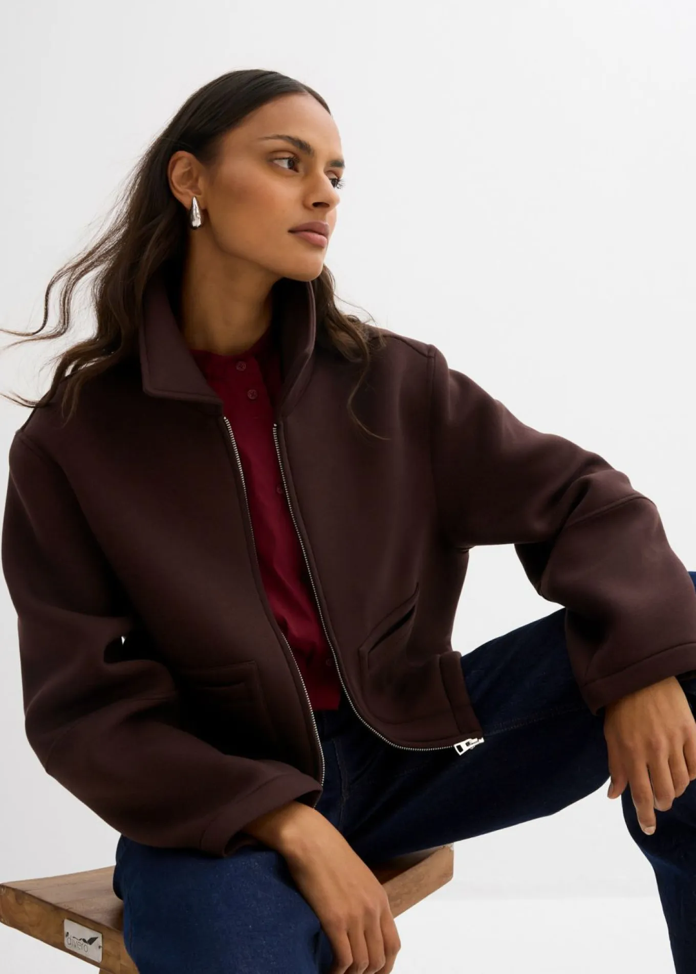 Chaqueta corta de neopreno