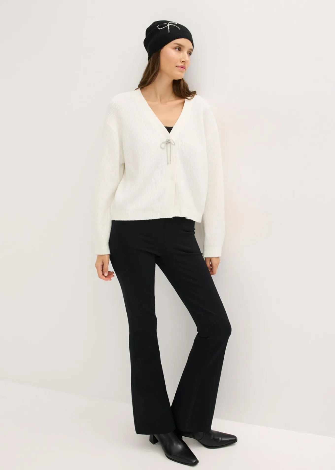Chaqueta corta de punto
