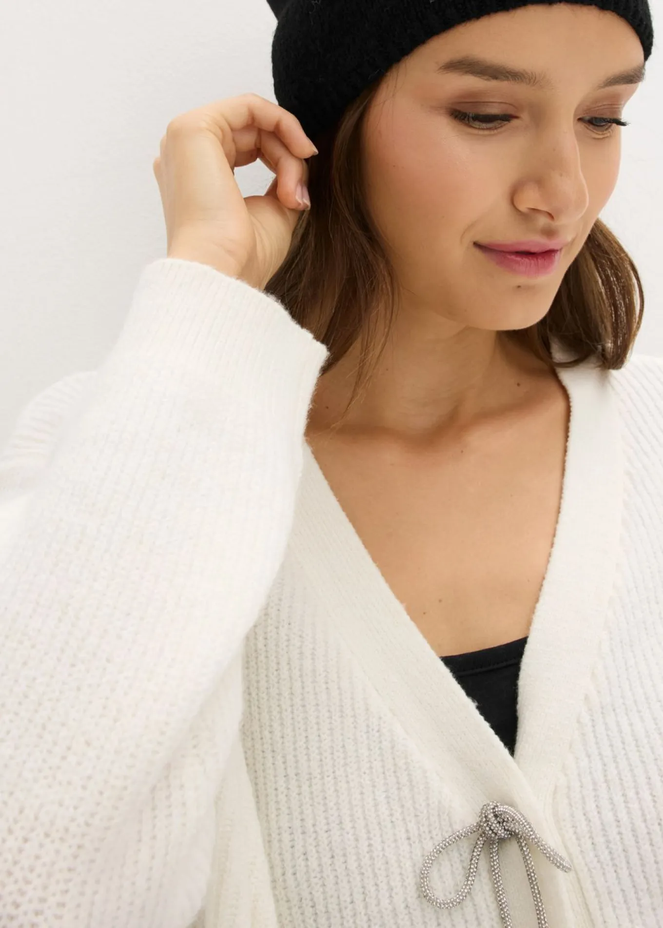 Chaqueta corta de punto