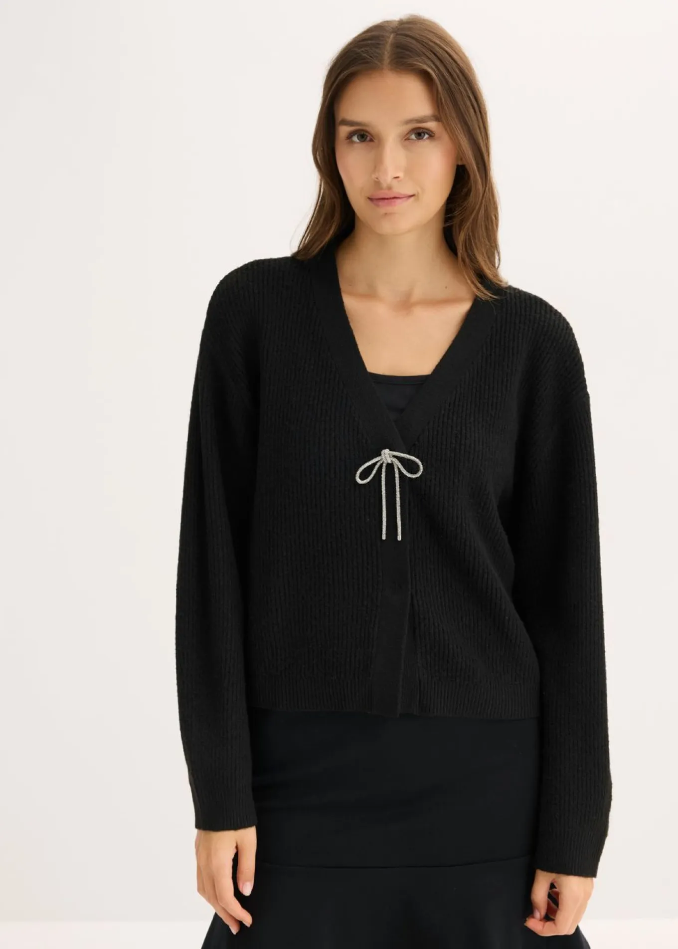 Chaqueta corta de punto