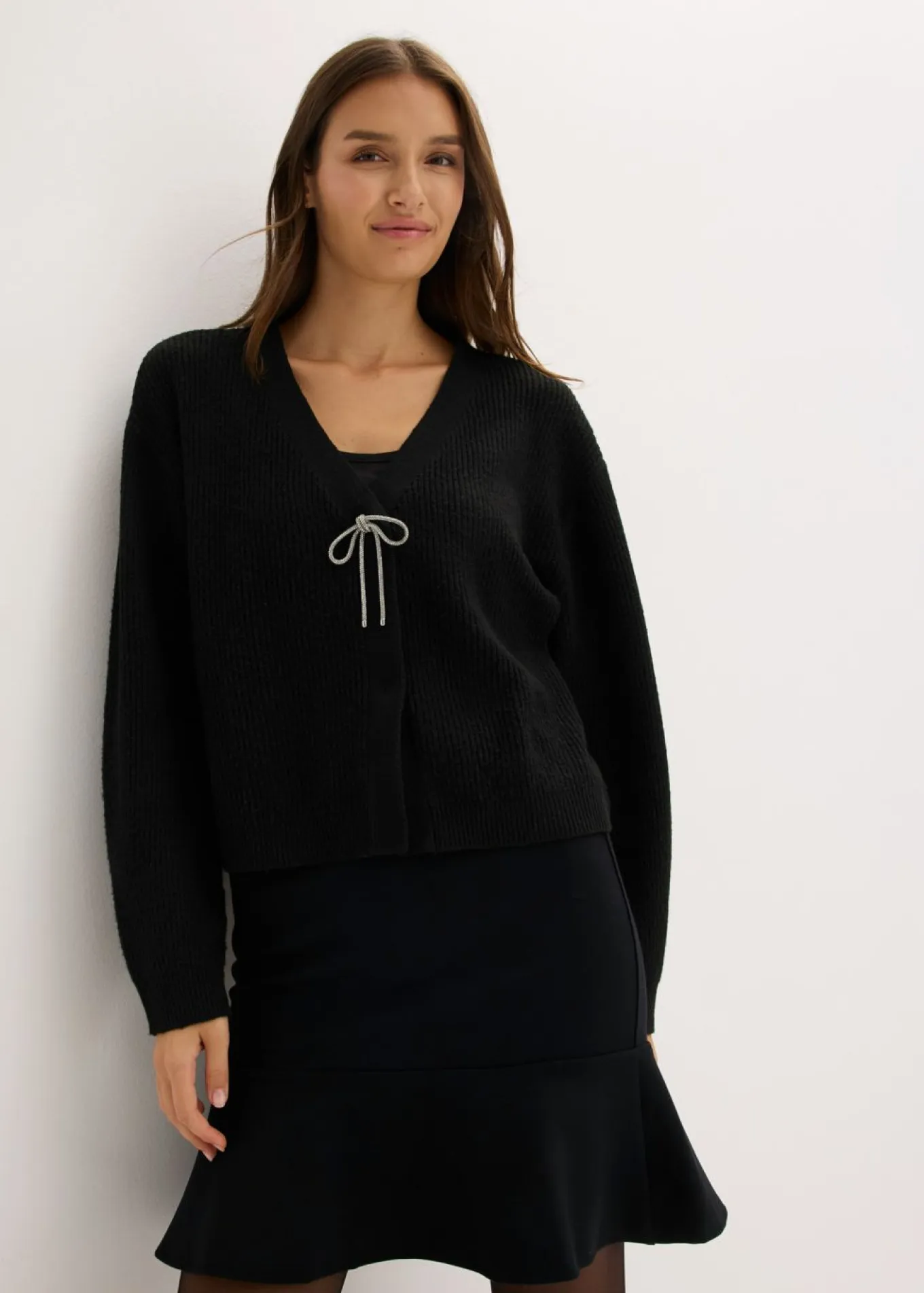 Chaqueta corta de punto