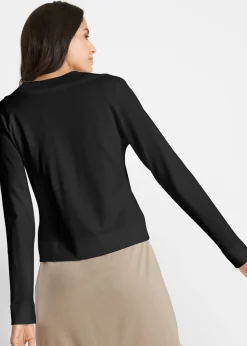 Chaqueta corta de punto con viscosa