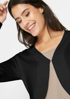 Chaqueta corta de punto con viscosa