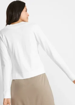 Chaqueta corta de punto con viscosa