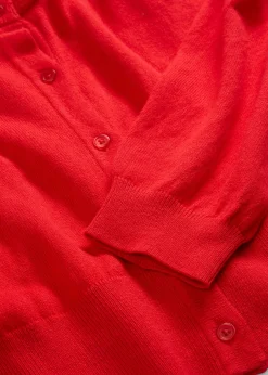 Chaqueta corta de punto con contenido de seda