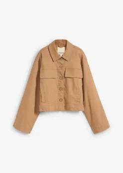 Chaqueta corta de sarga