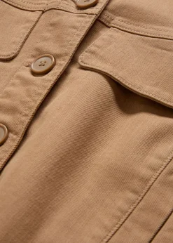Chaqueta corta de sarga