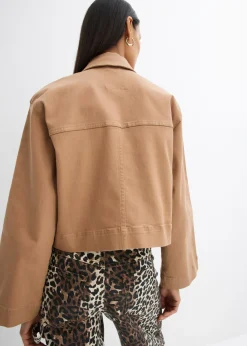 Chaqueta corta de sarga
