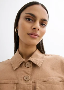 Chaqueta corta de sarga