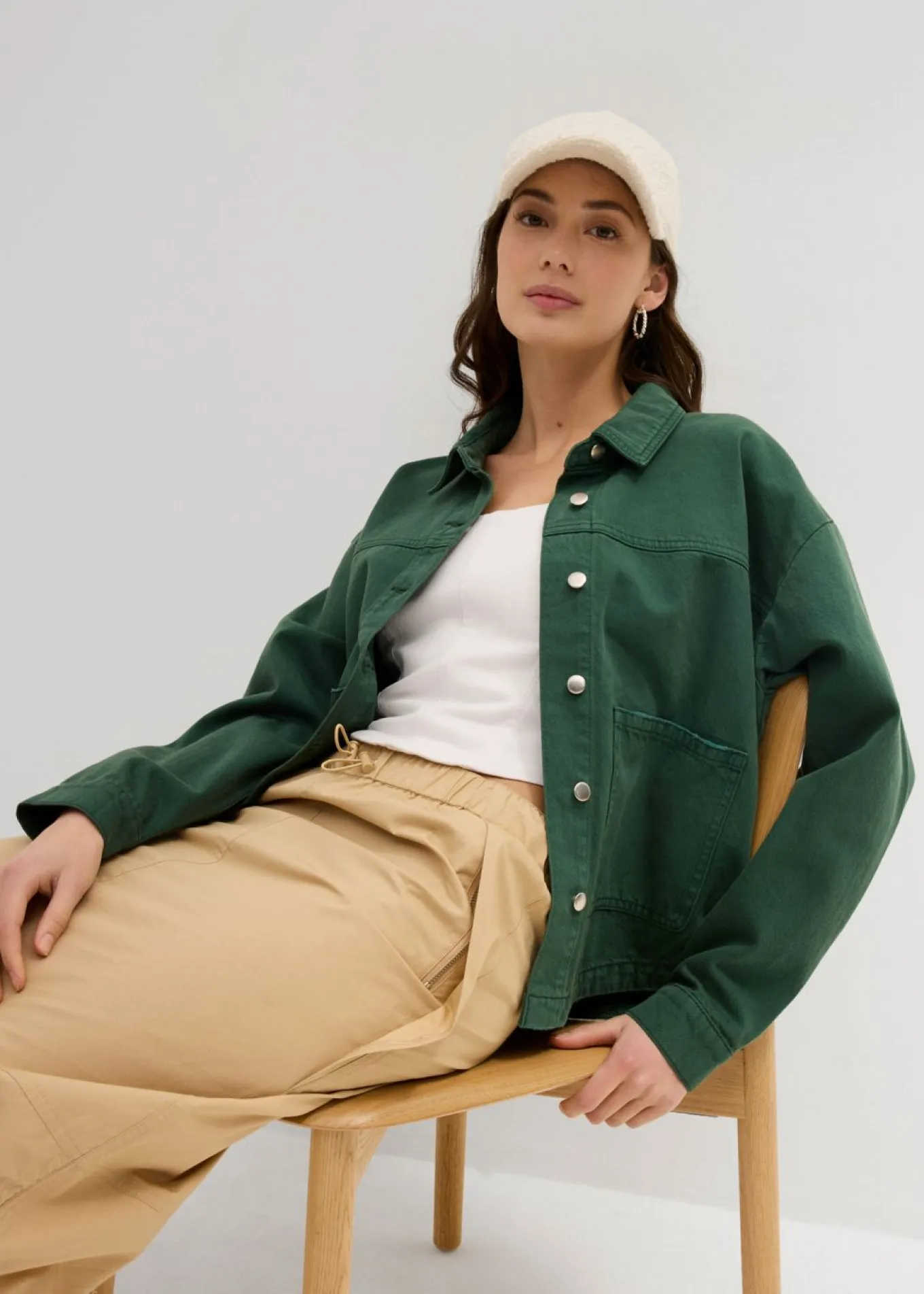 Chaqueta de algodón puro