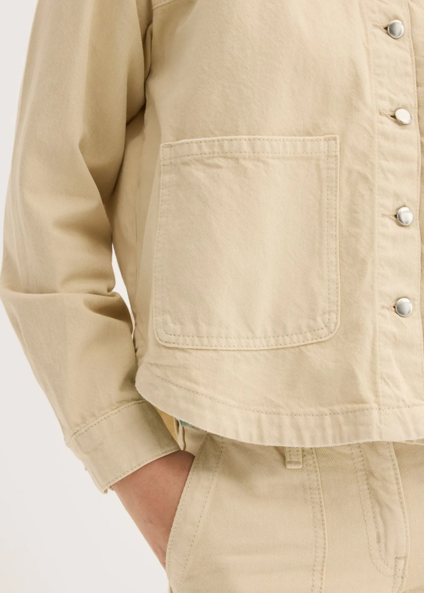 Chaqueta de algodón puro