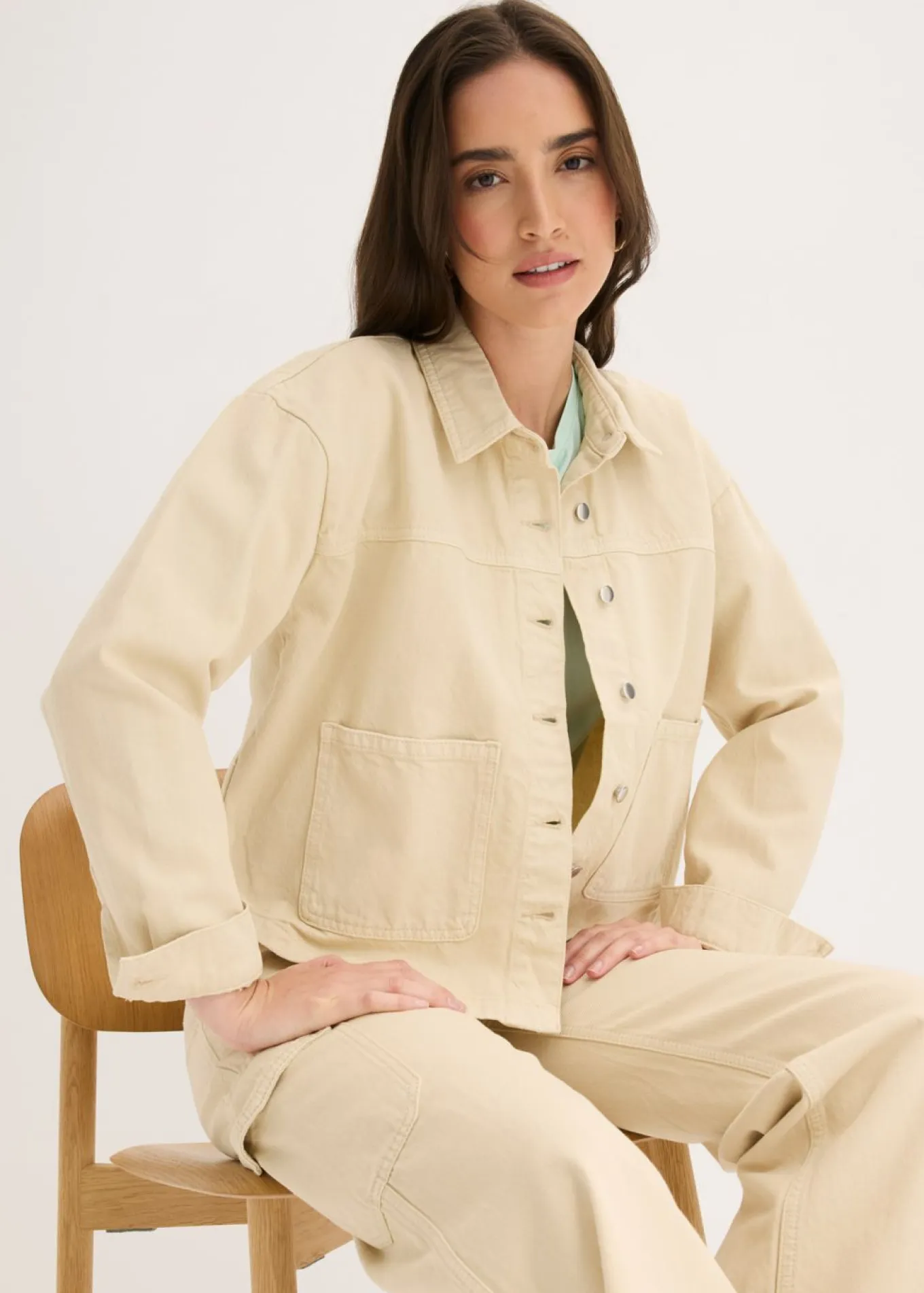 Chaqueta de algodón puro