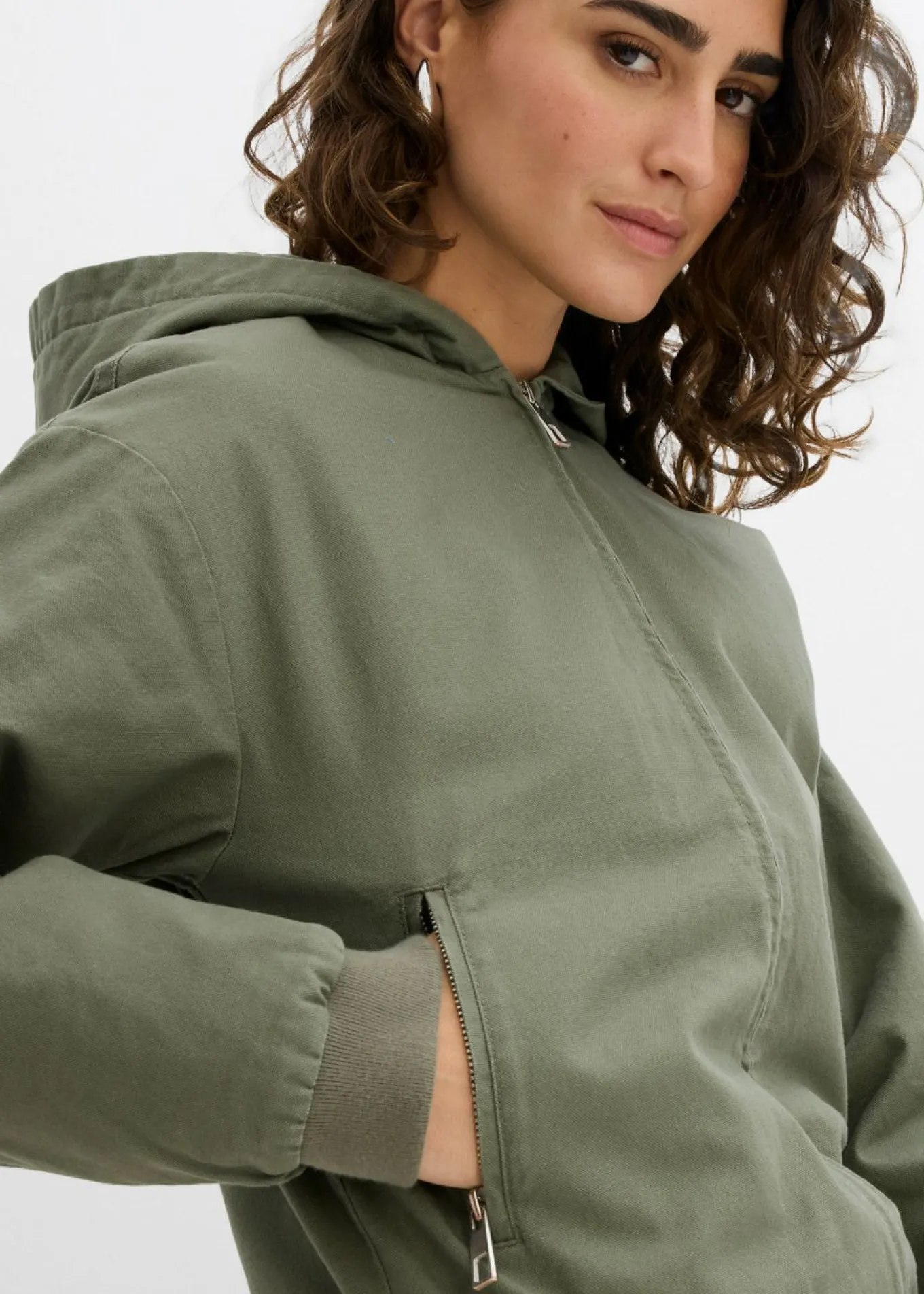 Chaqueta de algodón puro para exteriores