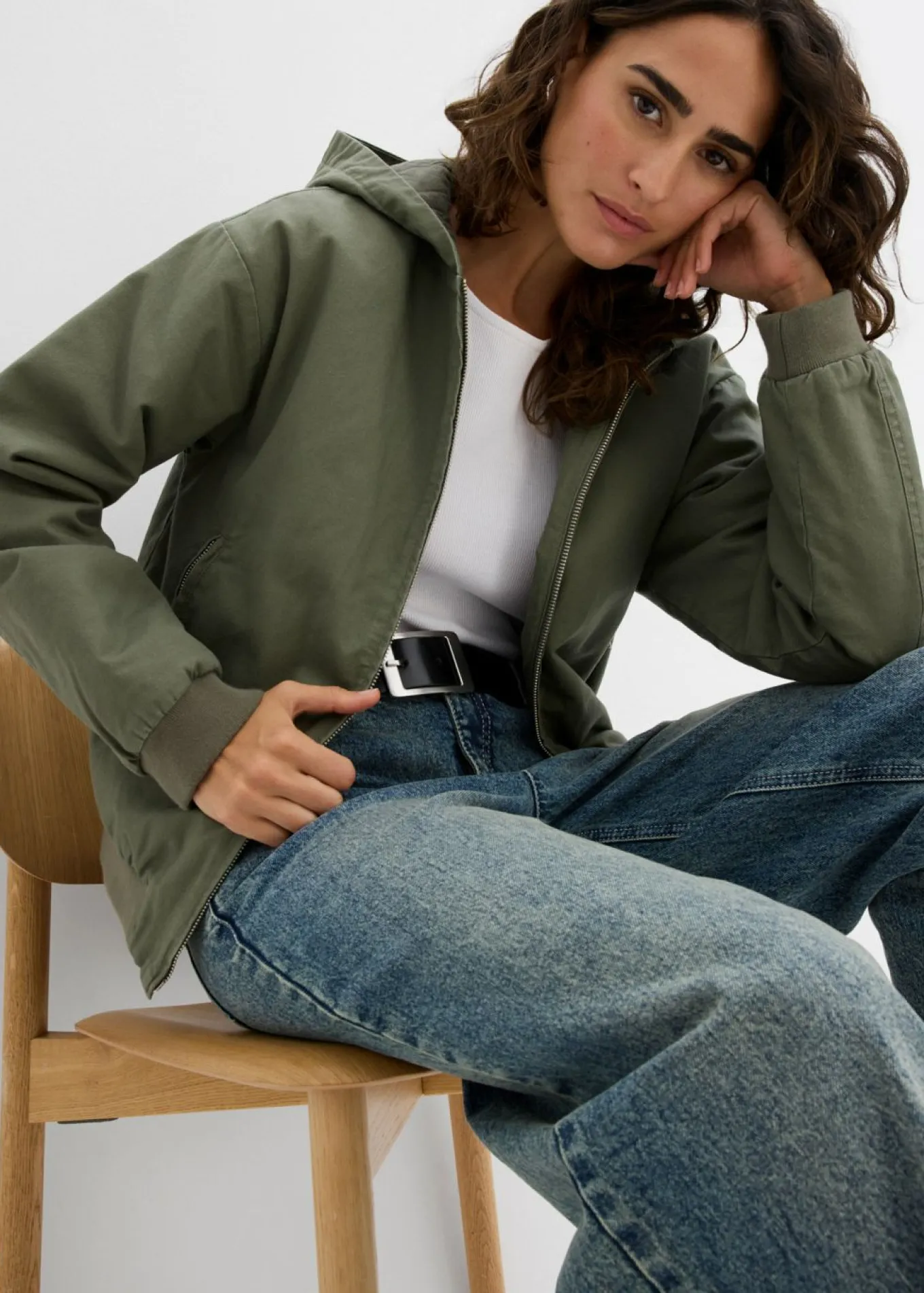 Chaqueta de algodón puro para exteriores