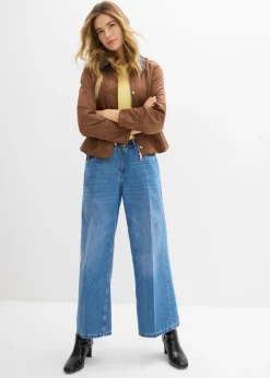 Chaqueta de ante sintético
