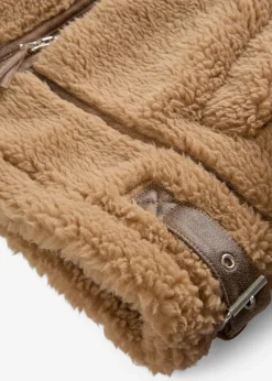 Chaqueta de borrego sintético
