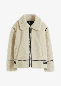 Chaqueta de borrego sintético