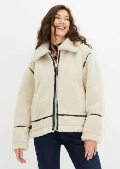 Chaqueta de borrego sintético