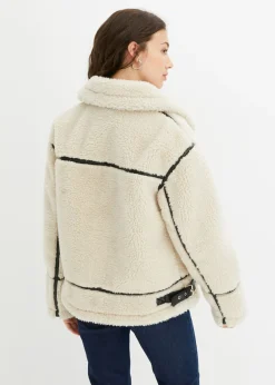 Chaqueta de borrego sintético