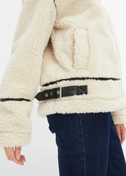 Chaqueta de borrego sintético