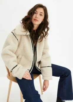 Chaqueta de borrego sintético