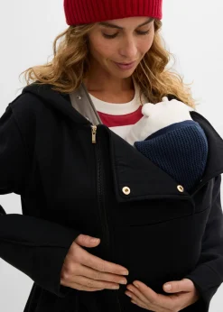 Chaqueta de chándal 3 en 1 para el embarazo y después, con inserto para bebé