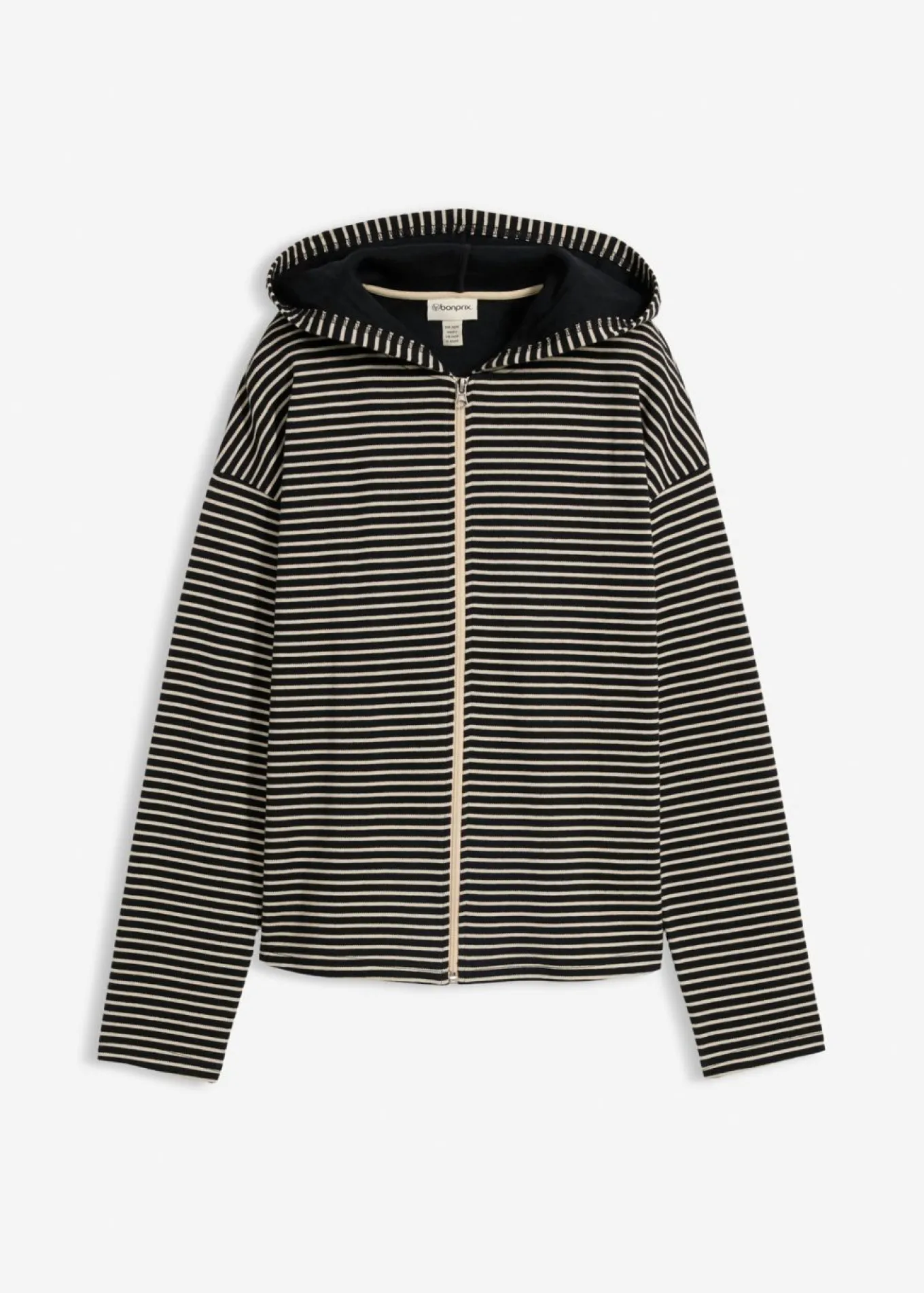 Chaqueta de chándal a rayas de mezcla de algodón