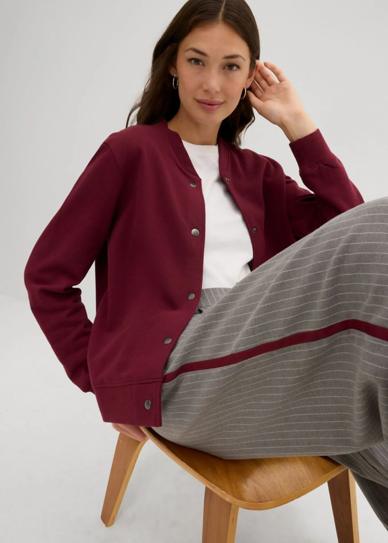 Chaqueta de chándal con botones